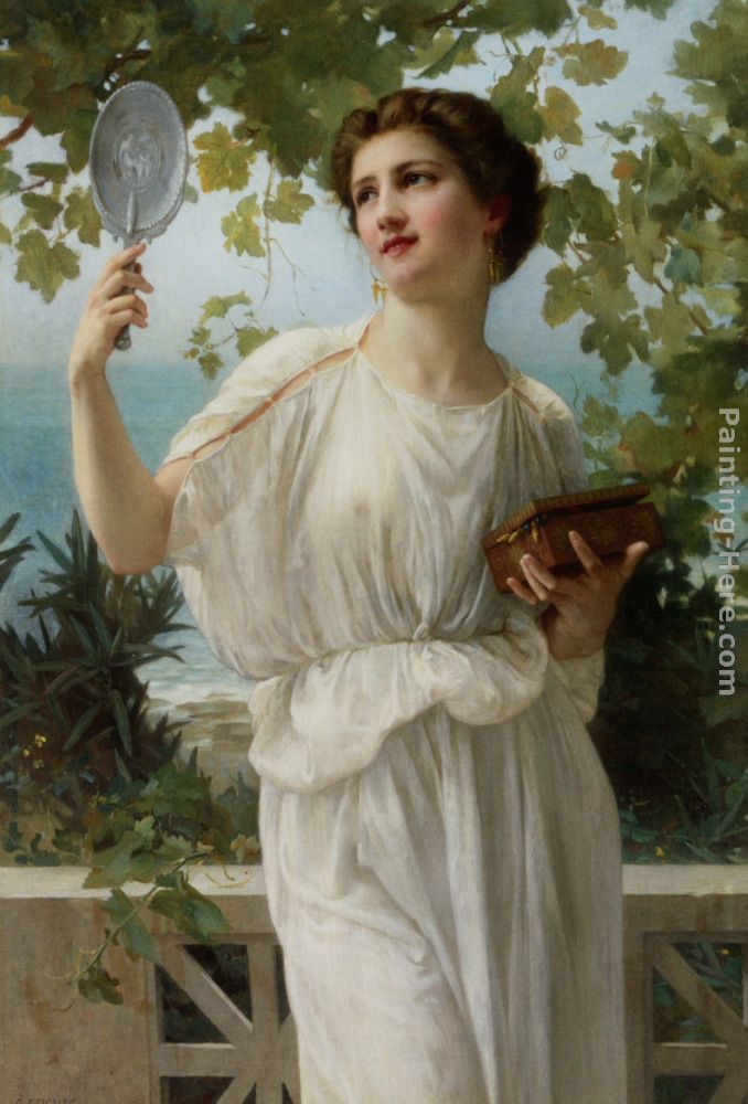 Admiring Beauty painting - Guillaume Seignac Admiring Beauty art painting